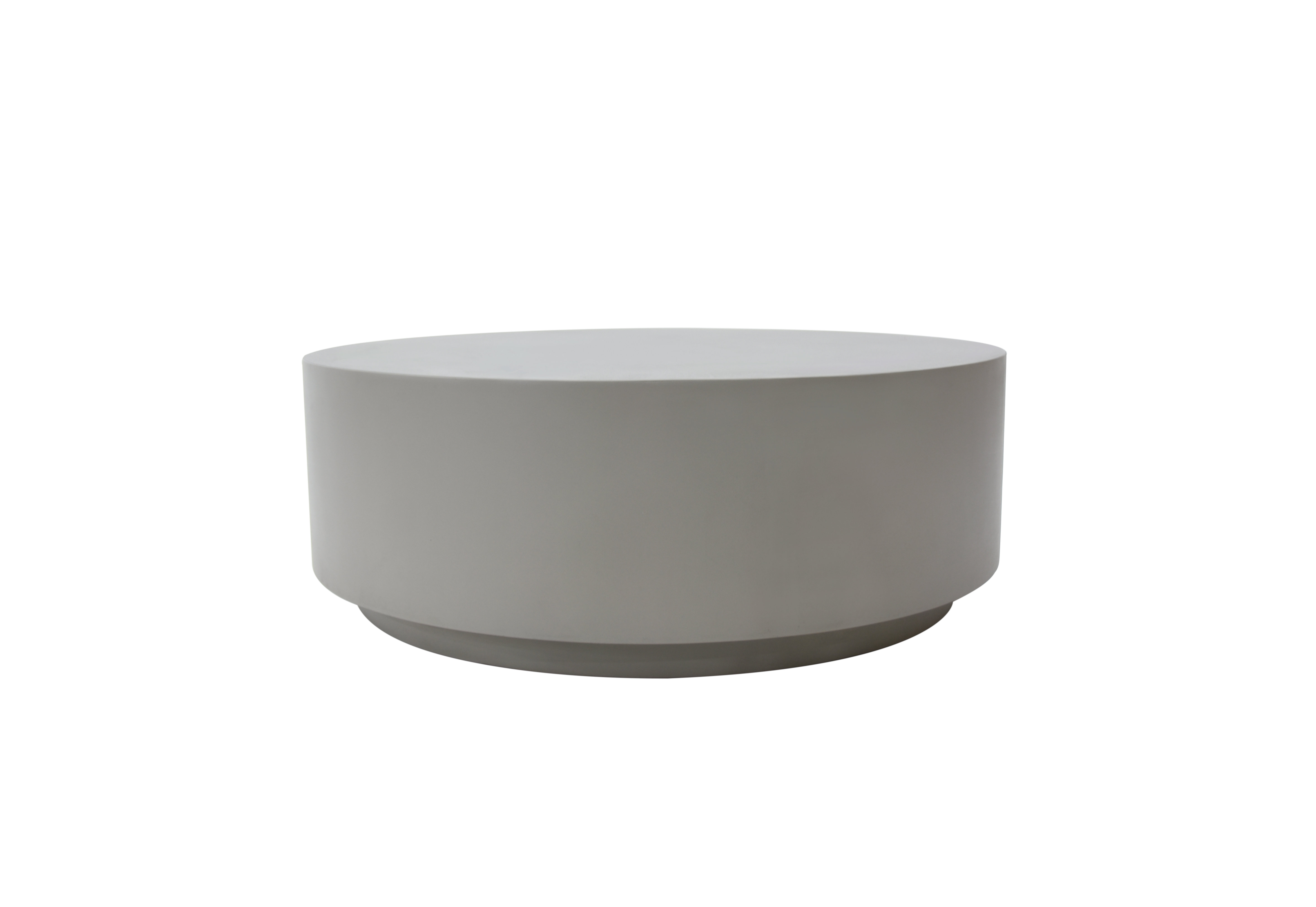 Elementi Rome 40" Round Concrete Coffee Table Large-by Elementi Home ...